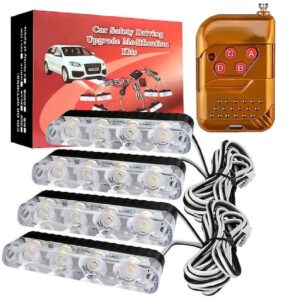 Car LED Flasher Light Red Blue White With Remote